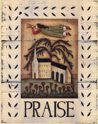 Framed Praise Print