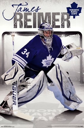 Framed Toronto Maple Leafs - J Reimer 13 Print