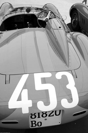 Framed Racing Number Print