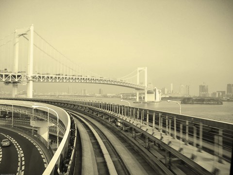 Framed Tokyo Metro Ride Print