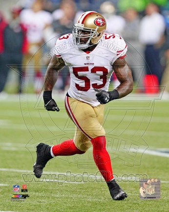 Framed NaVorro Bowman 2013 Action Print