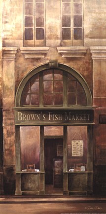 Framed Fish Market Print