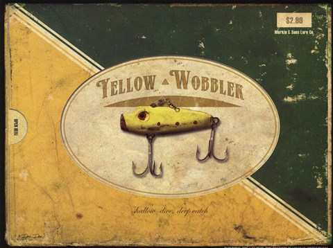 Framed Yellow Wobbler Print