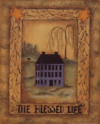 Framed Blessed Life Print