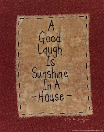 Framed Sunshine in a House Print