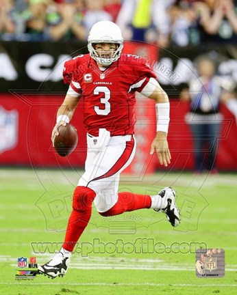 Framed Carson Palmer with the ball 2013 Print