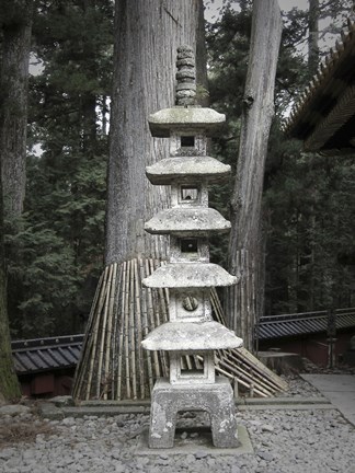 Framed Nikko Temple Details Print