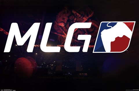 Framed Major League Gaming - Logo Print