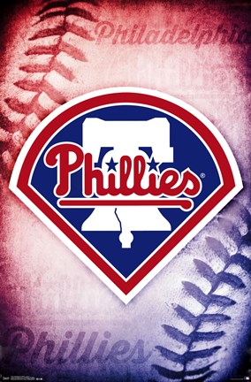 Framed Philadelphia Phillies&#174; - Logo 14 Print