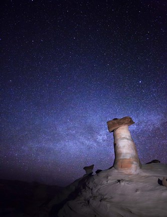 Framed Starry Night in Arizona I Print