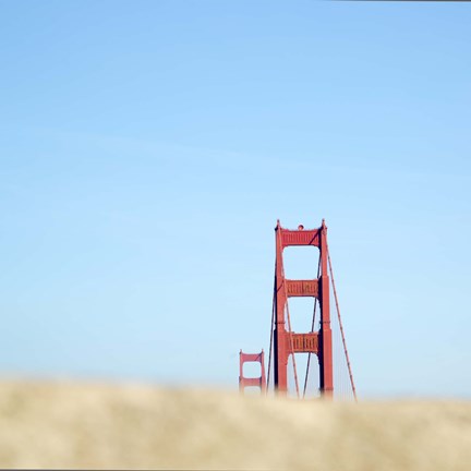 Framed Fragment Golden Gate Print