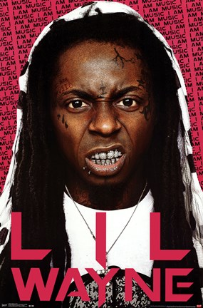 Framed Lil Wayne - Snarl Print
