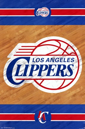 Framed Los Angeles Clippers - Logo 14 Print