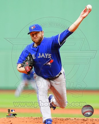 Framed Mark Buehrle 2014 in Action Print