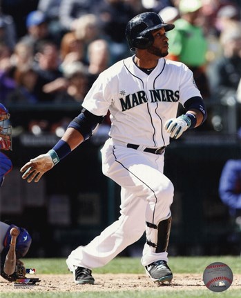 Framed Robinson Cano Running For Plate Print