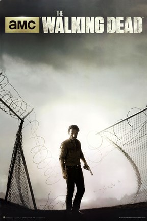 Framed Walking Dead - Season 4 Key Art Print