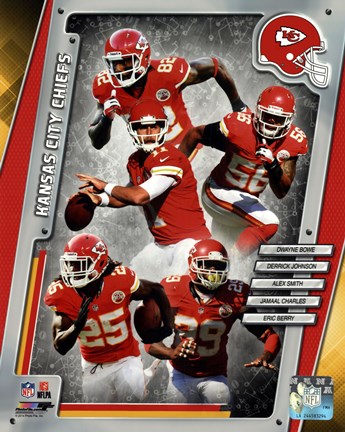 Framed Kansas City Chiefs 2014 Team Composite Print