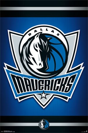 Framed Dallas Mavericks - Logo 14 Print