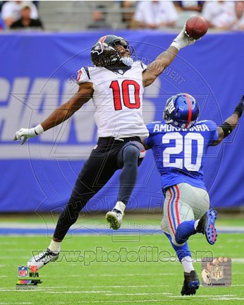 Framed DeAndre Hopkins catching the ball 2014 Print