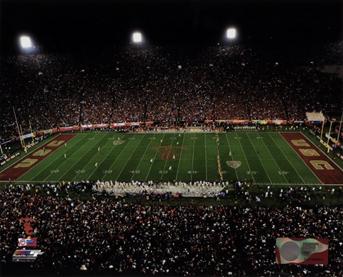 Framed Memorial Coliseum USC Trojans 2012 Print