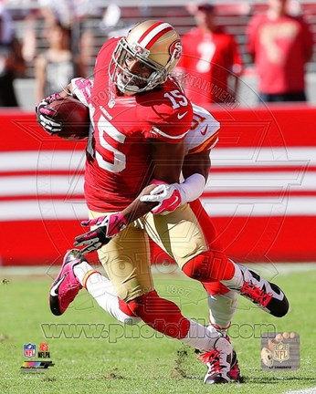 Framed Michael Crabtree 2014 football Print