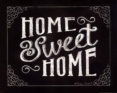 Framed Home Sweet Home Print