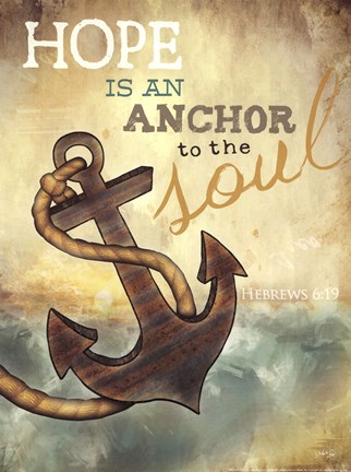 Framed Anchor to the Soul Print