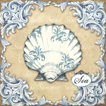 Framed Sea Tiles - Sea Print