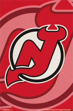 Framed New Jersey Devils&#174; - Logo 14 Print