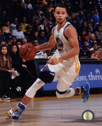 Framed Stephen Curry 2014-15 Action Print