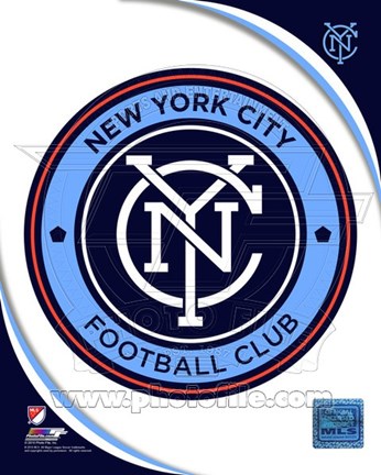 Framed New York City Football Club Logo Print
