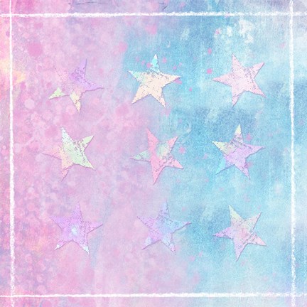 Framed Stars Print