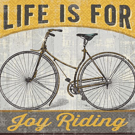 Framed Joy Ride I Print