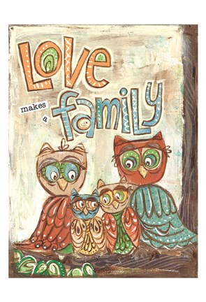 Framed Love Family Print