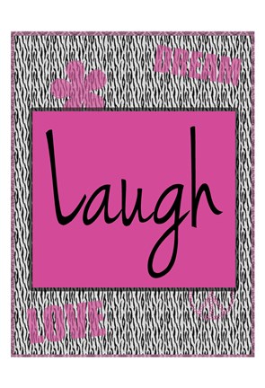 Framed Laugh Print