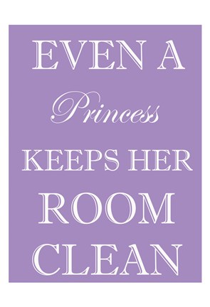 Framed Princess Clean Room Print