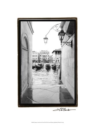 Framed Glimpses, Grand Canal, Venice III Print