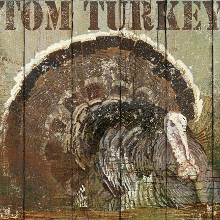 Framed Open Season Turkey Print