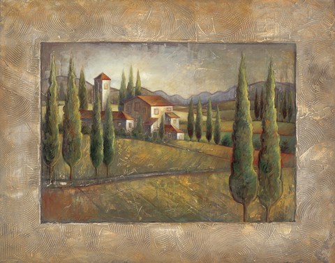 Framed Tuscan Sun I Print