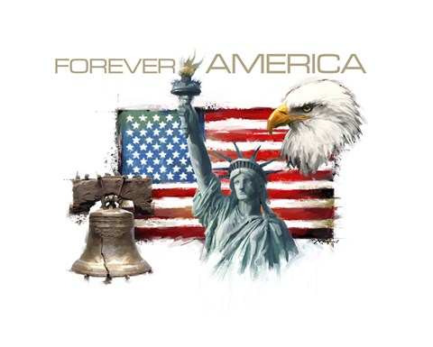 Framed Forever America Print