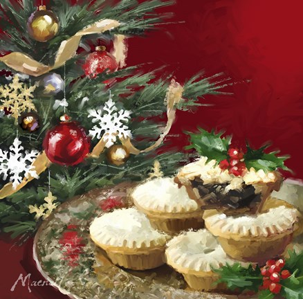 Framed Mince Pies 1 Print
