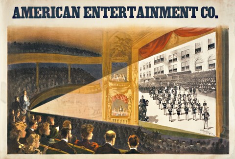 Framed American Entertainment Print