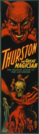 Framed Thurston the Great Magician Print