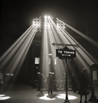 Framed Waiting Room of the Union Station, Chicago Print