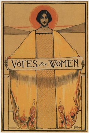 Framed Votes for Women Print