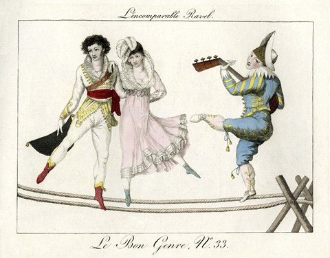 Framed Tightrope Walkers French Print