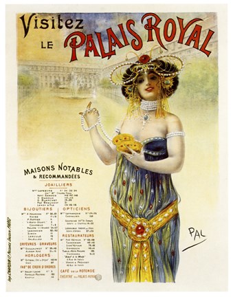 Framed Palais Royal Print
