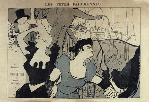 Framed Les Fetes Parisiennes Print