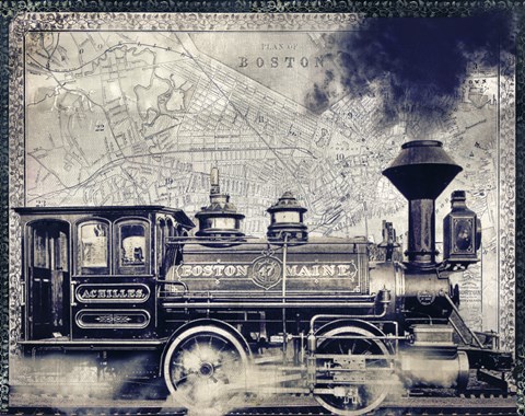 Framed Railway Beantown Print