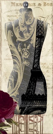 Framed Paris Seamstress II Print